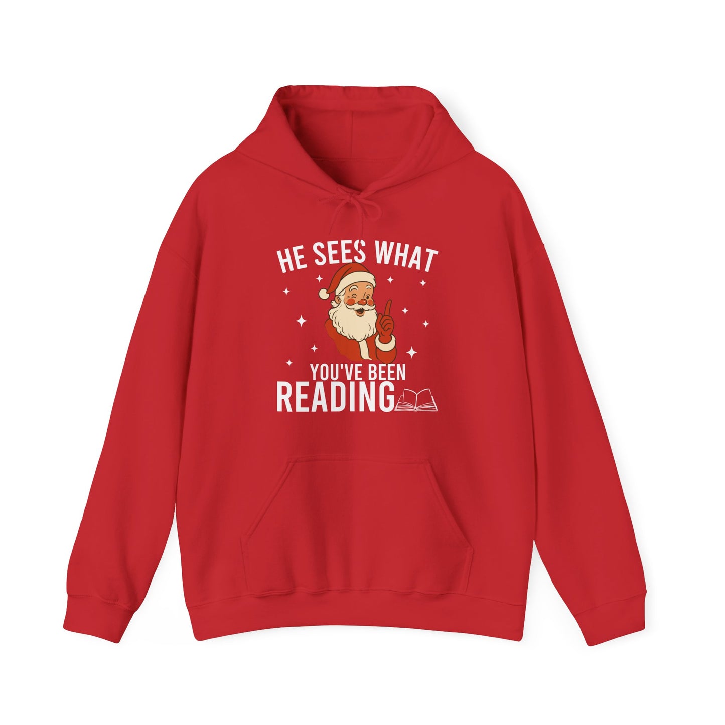 He Sees What You've Been Reading Hoodie