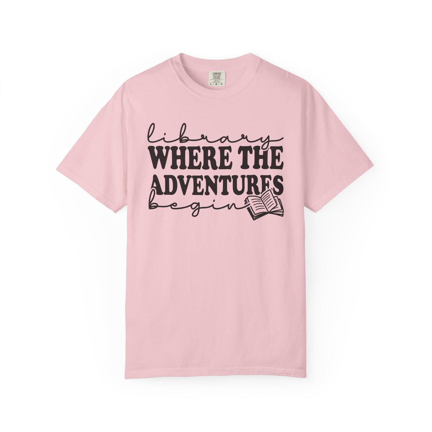 Library Where The Adventure Begins Comfort Colors® Shirt