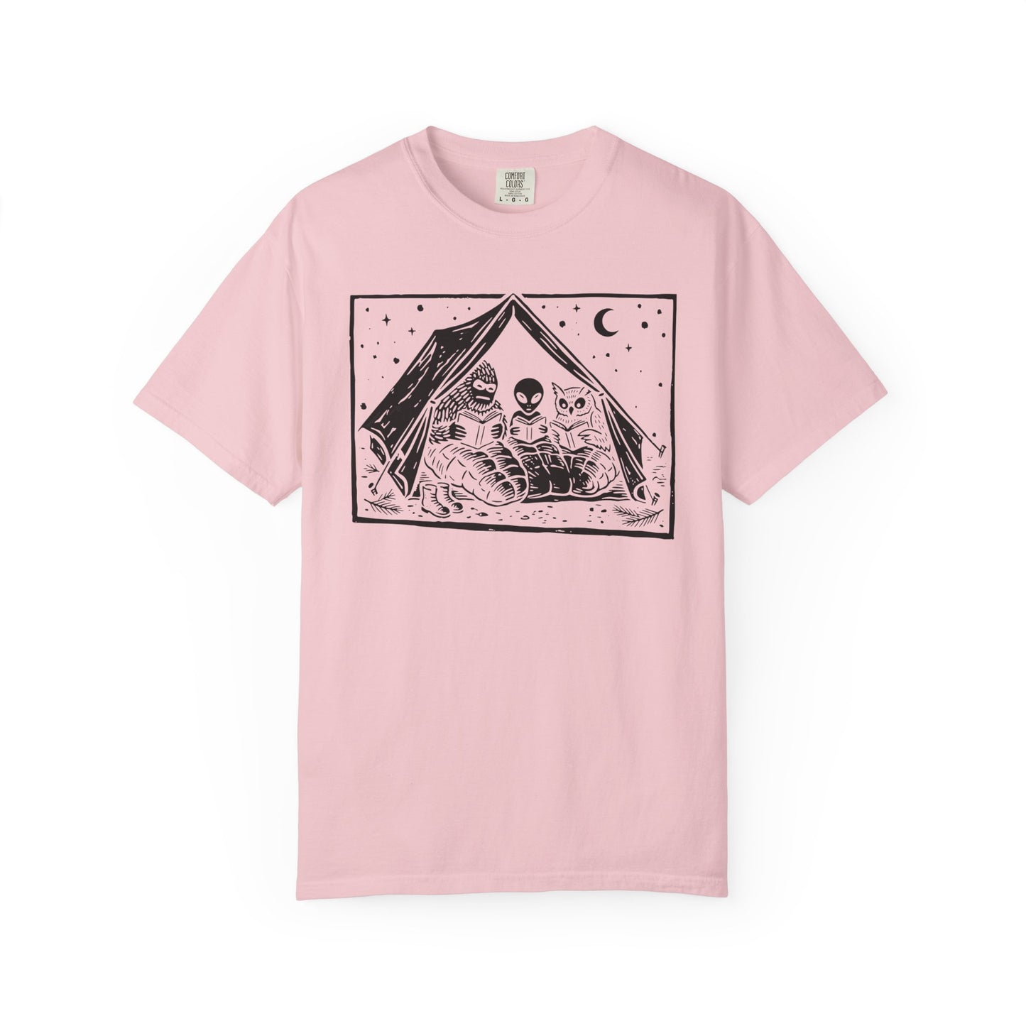 Mothman, Bigfoot and Horned Reading Comfort Colors® Shirt