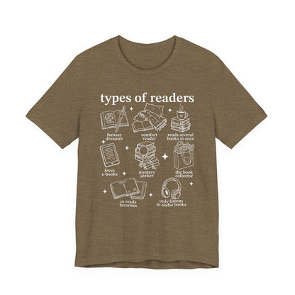 Types Of Readers T-Shirt