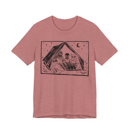 Mothman, Bigfoot and Horned Reading T-Shirt