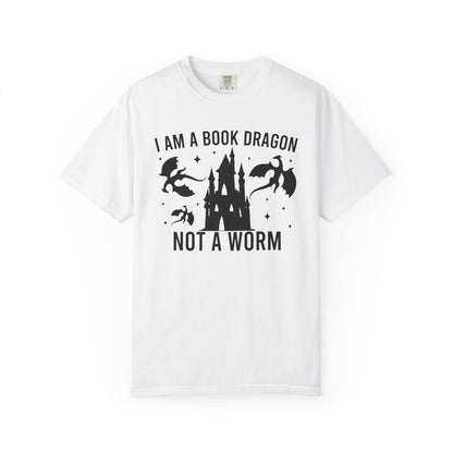 I Am A Book Dragon Not A Worm Comfort Colors® Shirt