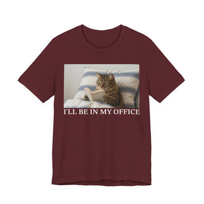 I'll Be In My Office Cat T-Shirt