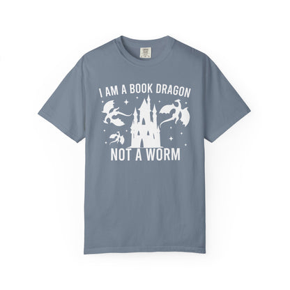 I Am A Book Dragon Not A Worm Comfort Colors® Shirt