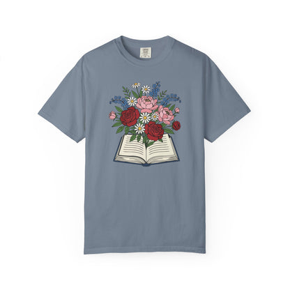 Flowered Book Comfort Colors® Shirt