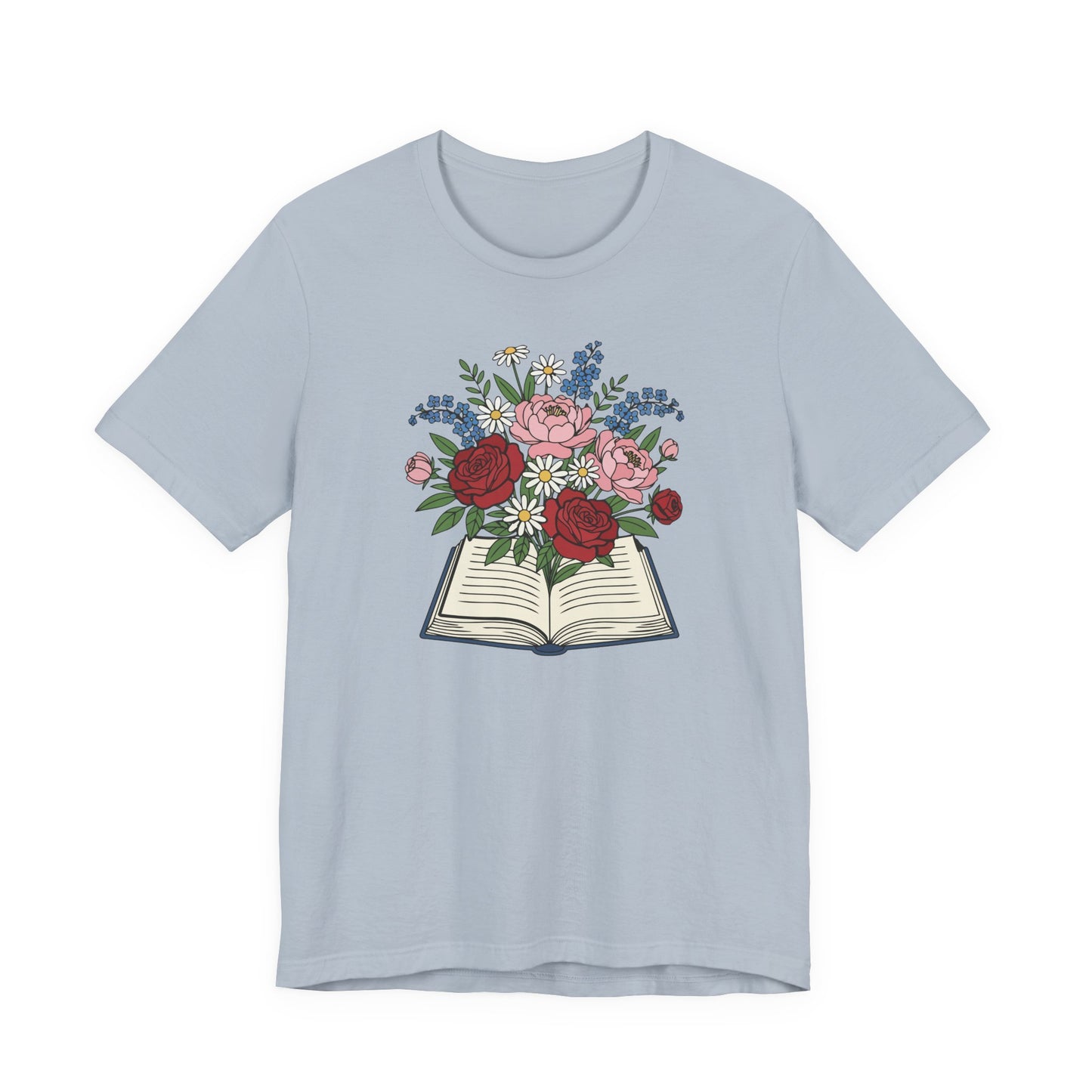 Flowered Book T-Shirt