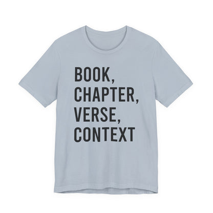 Book Chapter Verse Context T-Shirt