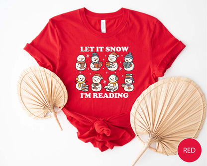Let It Snow I'm Reading T-Shirt