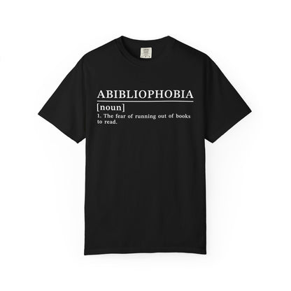 Abibliophobia Comfort Colors® Shirt