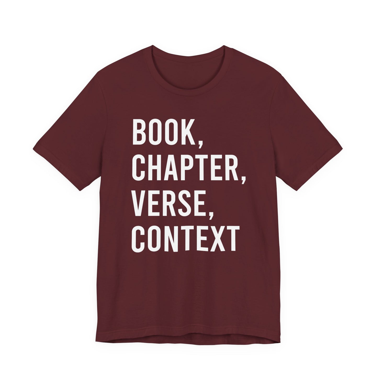 Book Chapter Verse Context T-Shirt