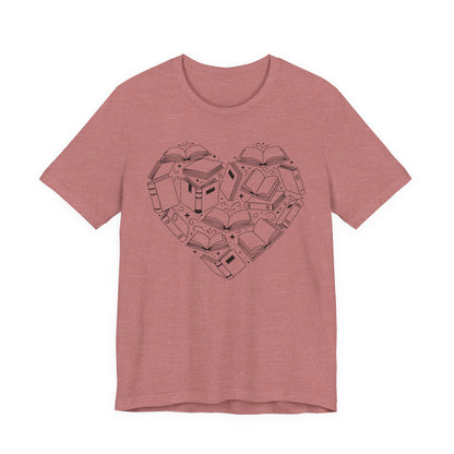 Book Heart T-Shirt