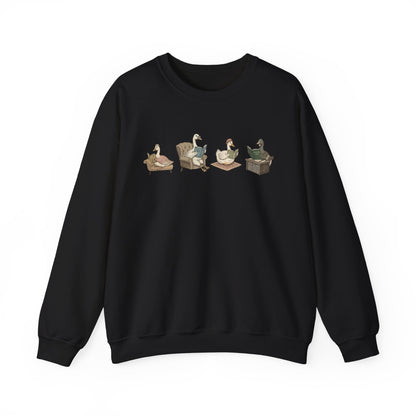 Gooses Reading Books Sweatshirt