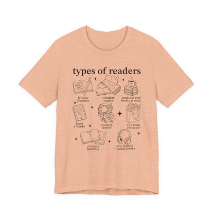 Types Of Readers T-Shirt