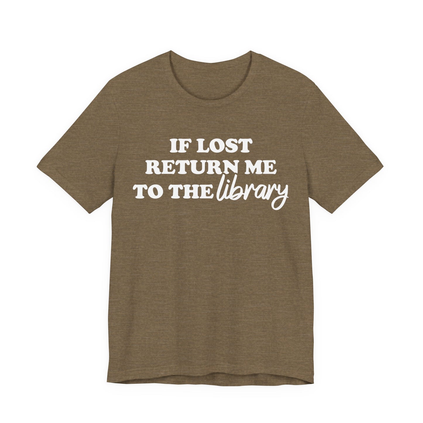 If Lost Return Me To The Library T-Shirt