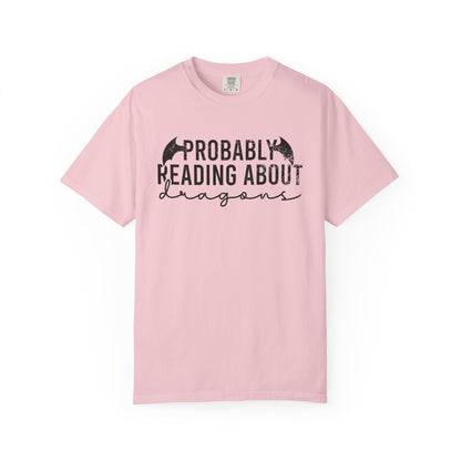 Probably Reading About Dragons Comfort Colors® Shirt