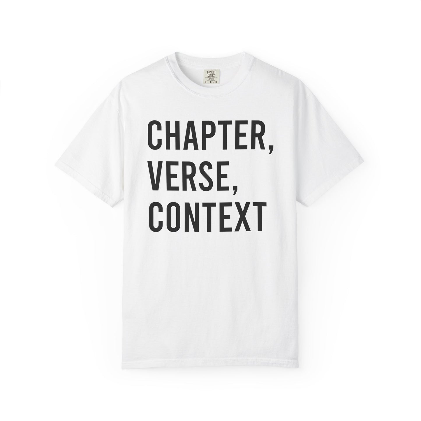 Book Chapter Verse Context Comfort Colors® Shirt