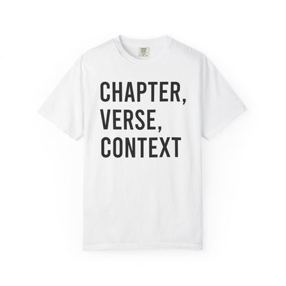 Book Chapter Verse Context Comfort Colors® Shirt