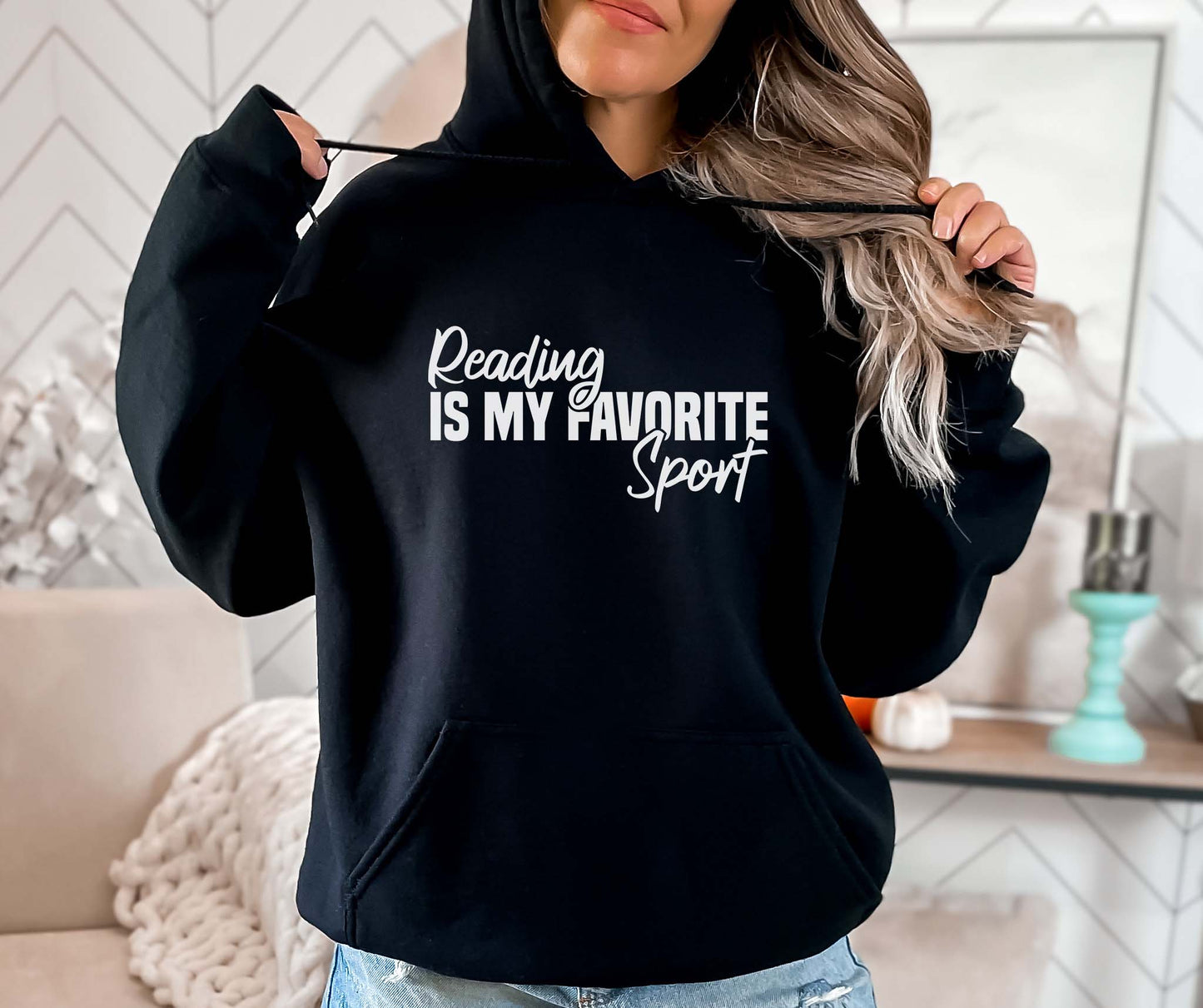 Reading Is My Favorite Sport Hoodie