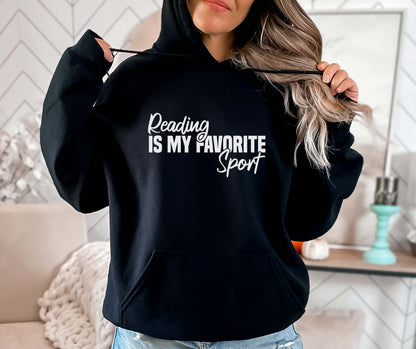 Reading Is My Favorite Sport Hoodie