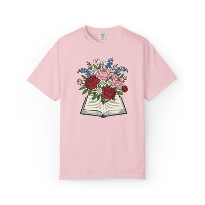 Flowered Book Comfort Colors® Shirt