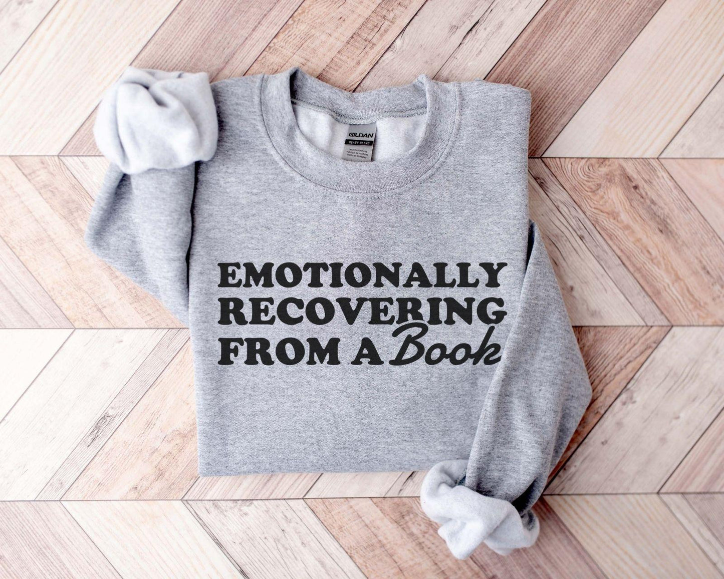Emotionally Recovering From A Book Sweatshirt