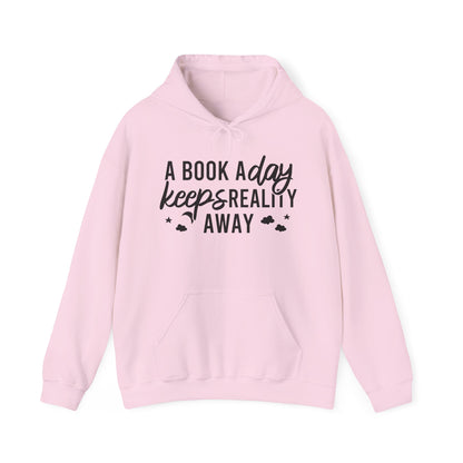 A Book A Day Keeps Reality Away Hoodie