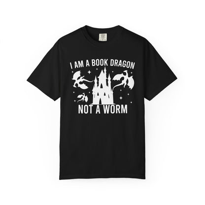 I Am A Book Dragon Not A Worm Comfort Colors® Shirt