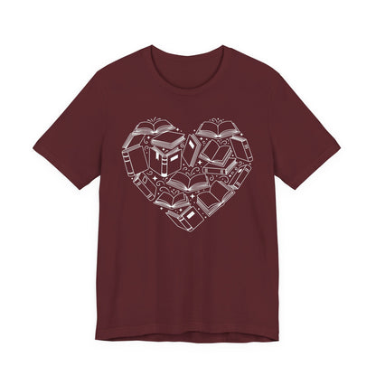 Book Heart T-Shirt