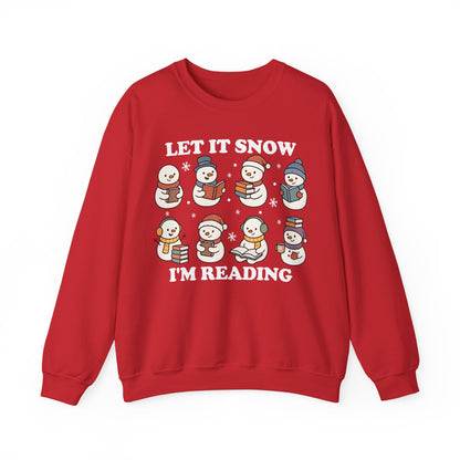 Let It Snow I'm Reading Sweatshirt