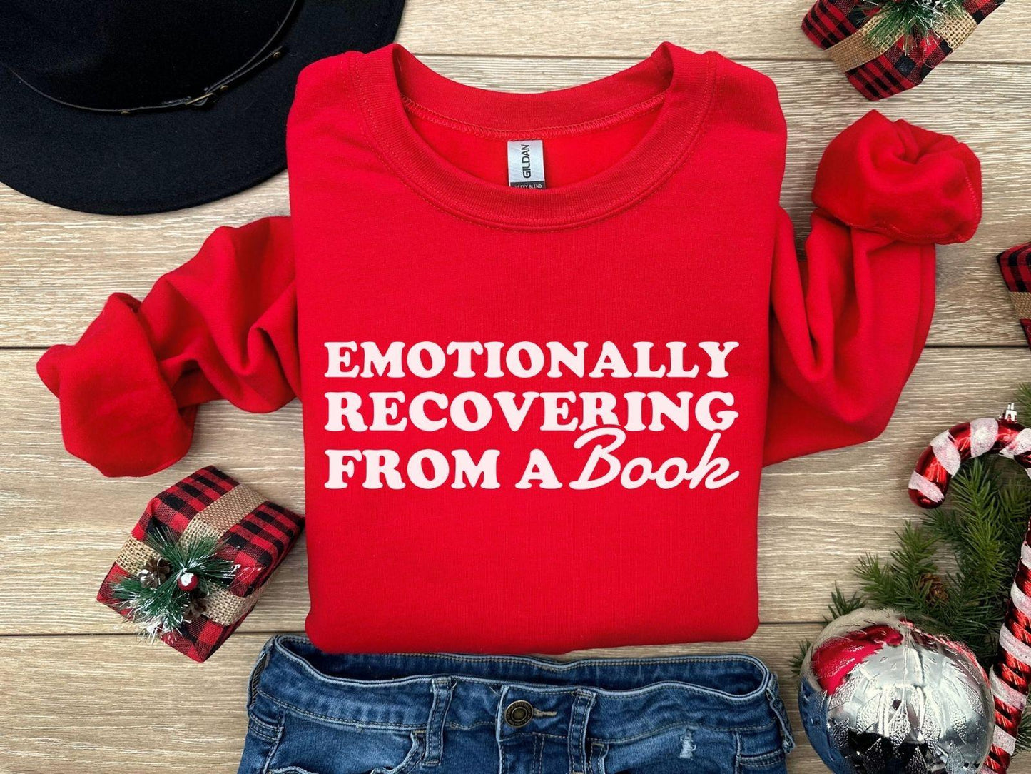 Emotionally Recovering From A Book Sweatshirt