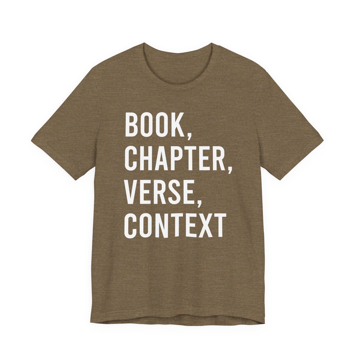 Book Chapter Verse Context T-Shirt