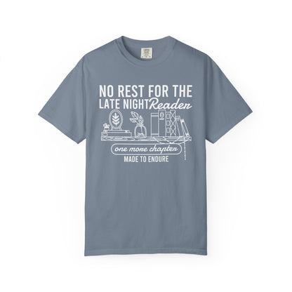 No Rest For The Late Night Reader Comfort Colors® Shirt