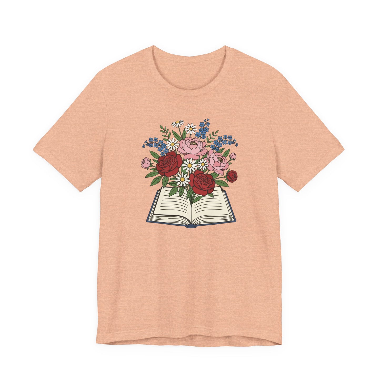 Flowered Book T-Shirt