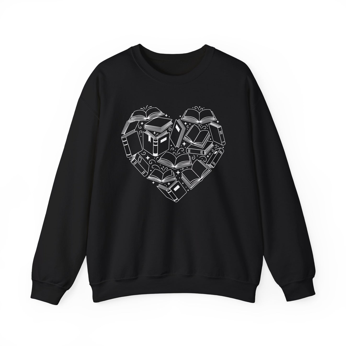 Heart Books Vector Sweatshirt