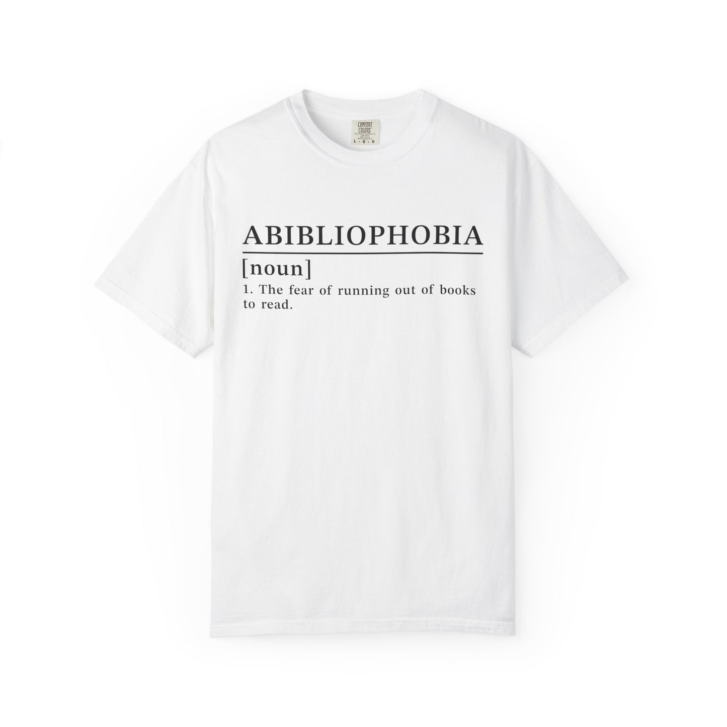 Abibliophobia Comfort Colors® Shirt