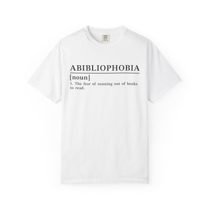 Abibliophobia Comfort Colors® Shirt