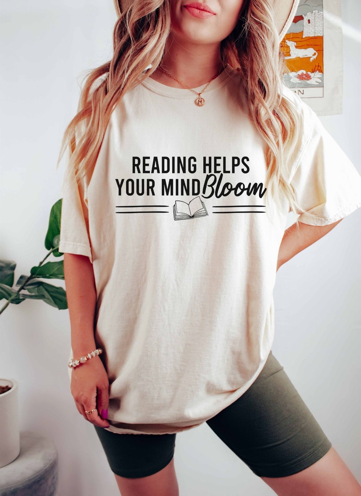 Reading Helps Your Mind Bloom Comfort Colors® Shirt