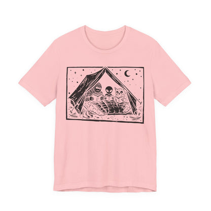Mothman, Bigfoot and Horned Reading T-Shirt