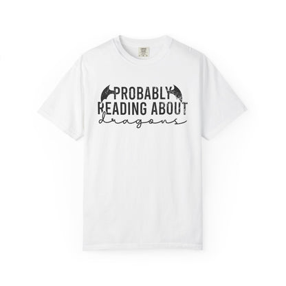 Probably Reading About Dragons Comfort Colors® Shirt