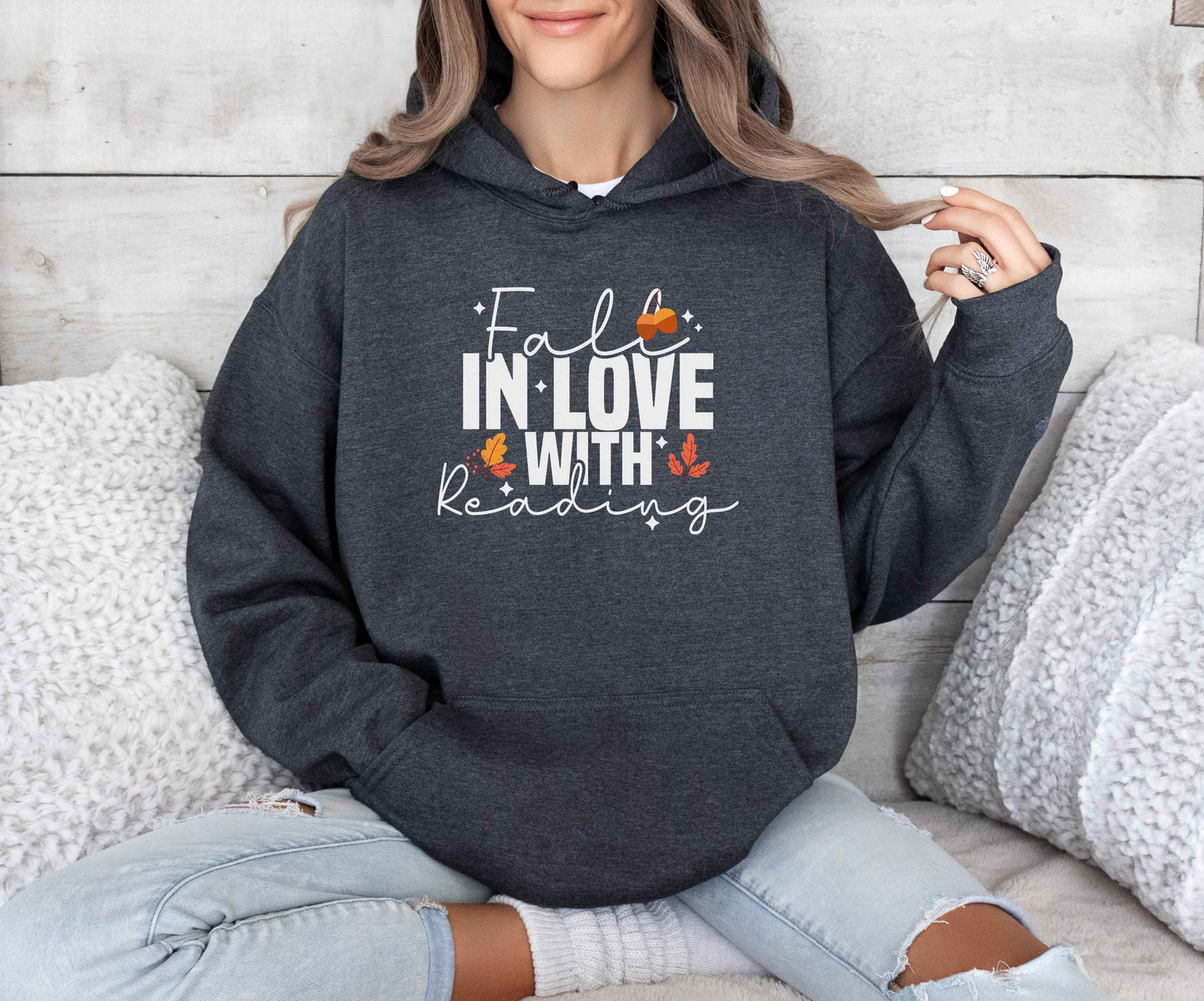 Fall In Love With Reading Hoodie