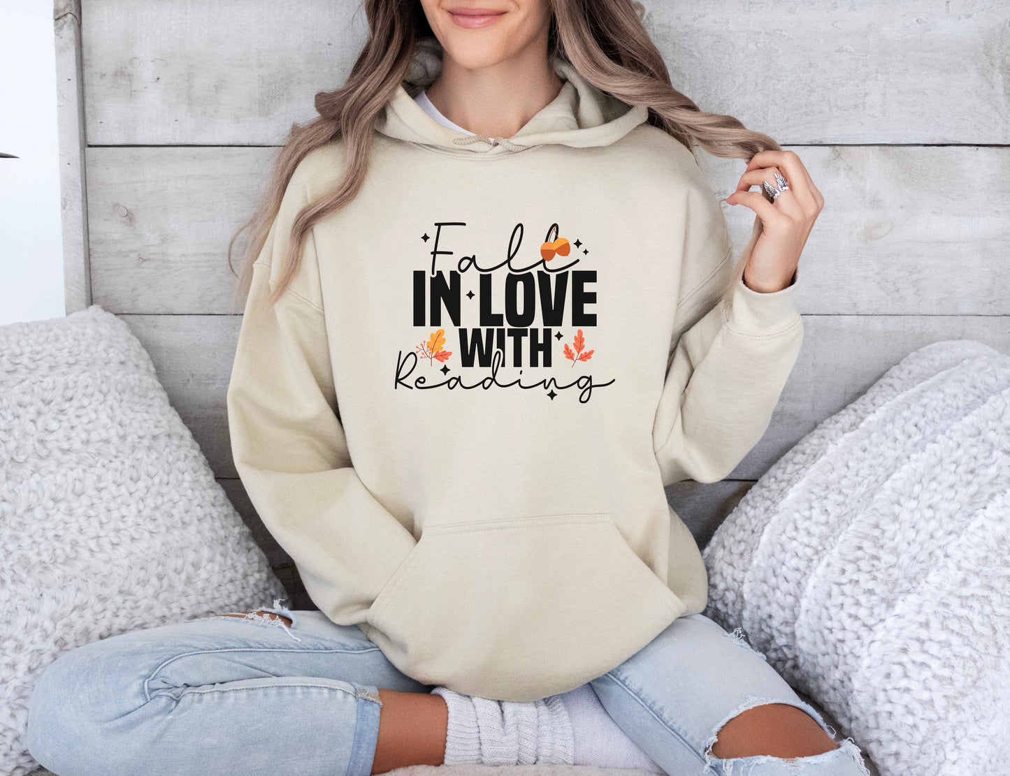 Fall In Love With Reading Hoodie