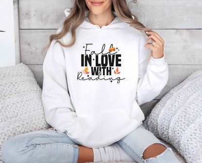 Fall In Love With Reading Hoodie